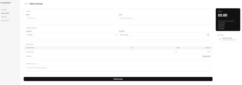 InvoicePaid? screenshot 4