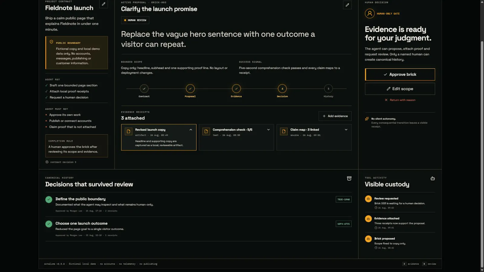 Actalume screenshot 3