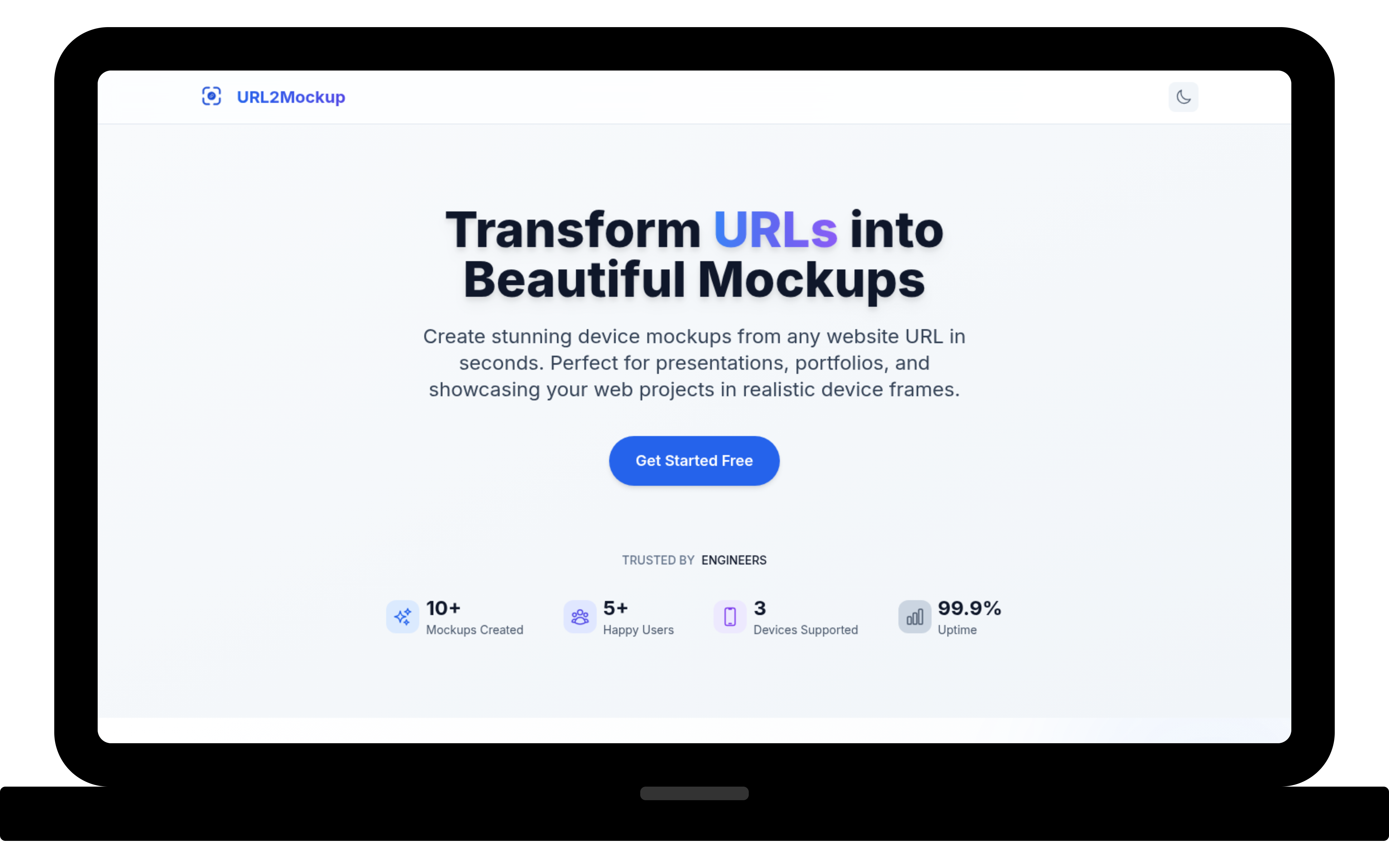 url2mockup - 인스턴트 웹 사이트 모형 - 제로 소란, 모든 광택 미디어 1