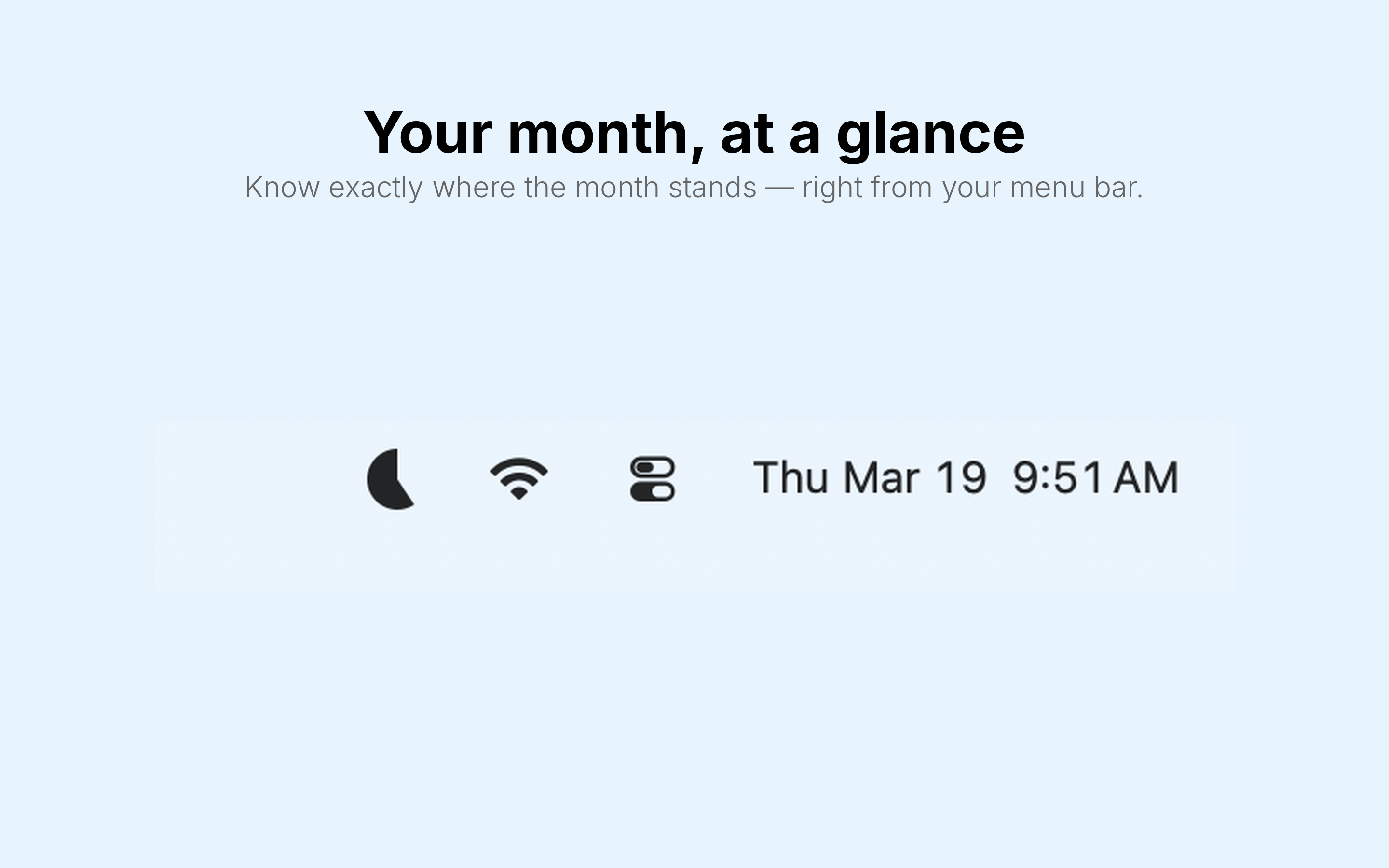 MonthBar gallery image