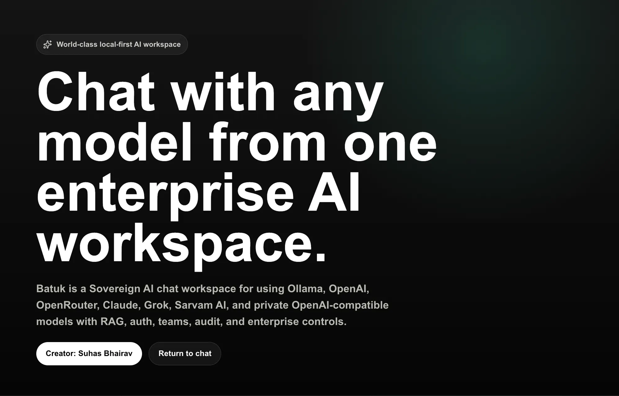 Batuk — Sovereign AI for Teams gallery image