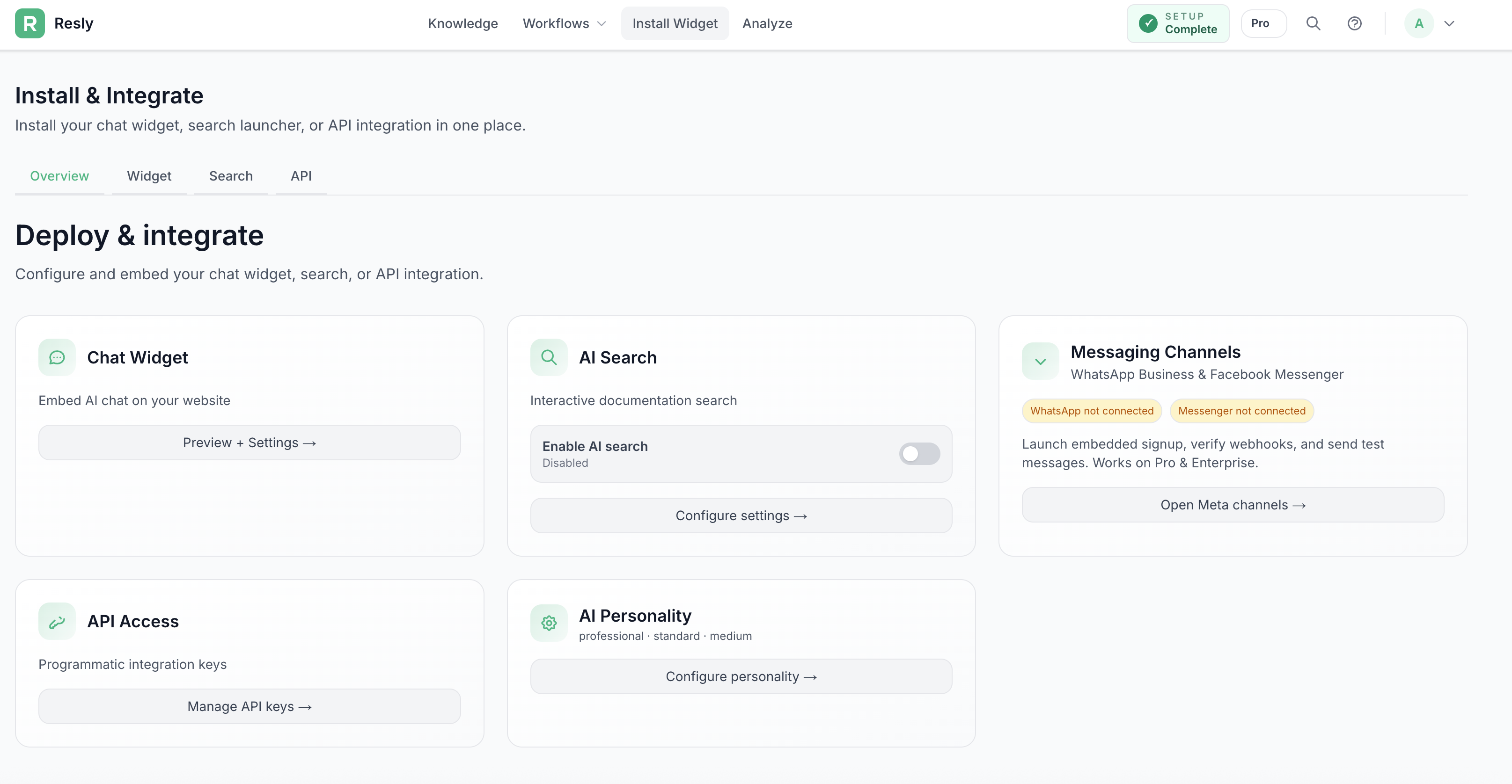 ReslyChat - Screenshot 5 showing product features and functionality