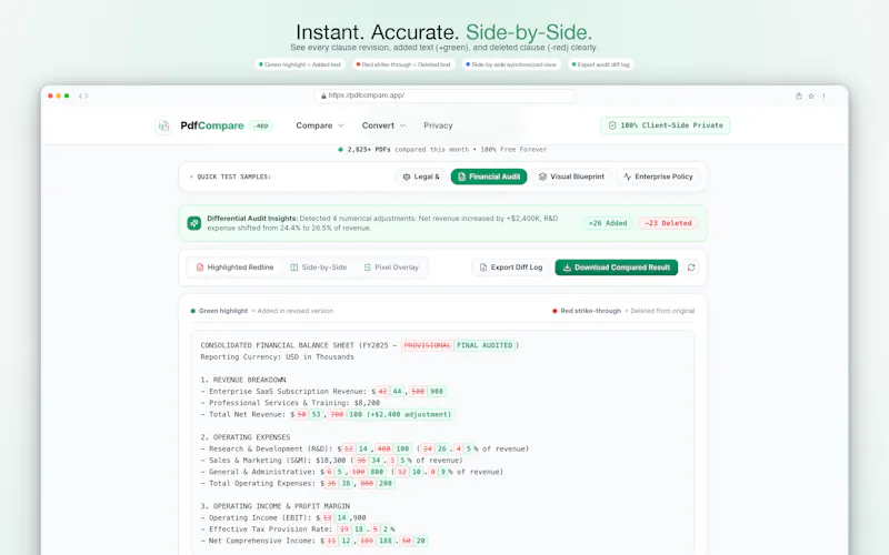 PdfCompare screenshot 3