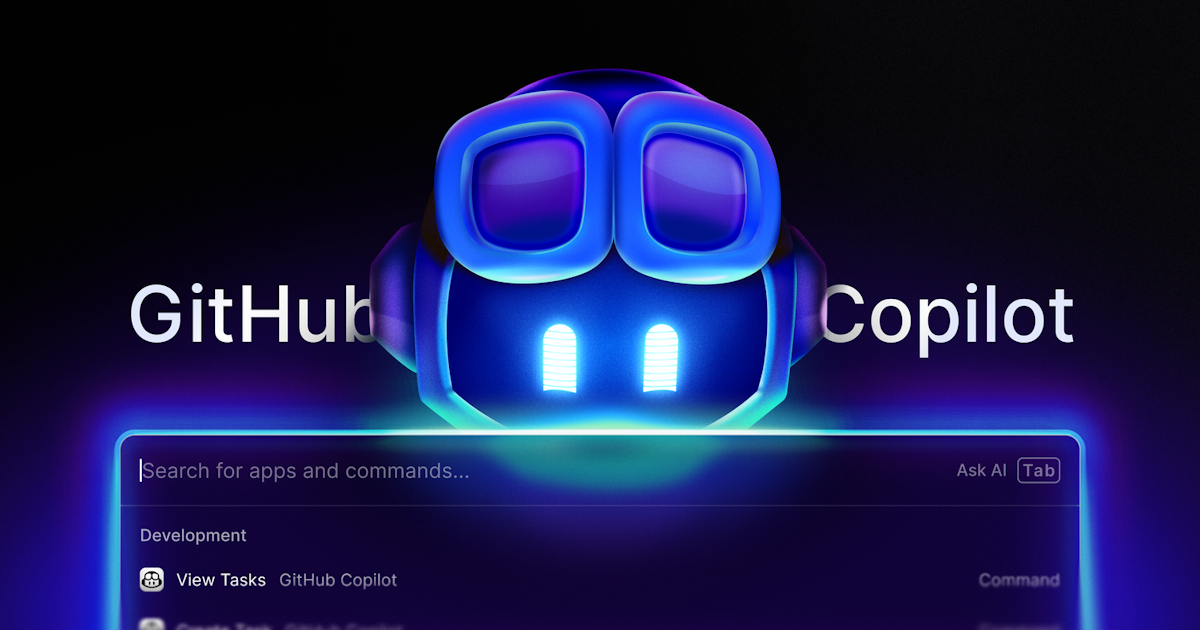 GitHub Copilot for Raycast