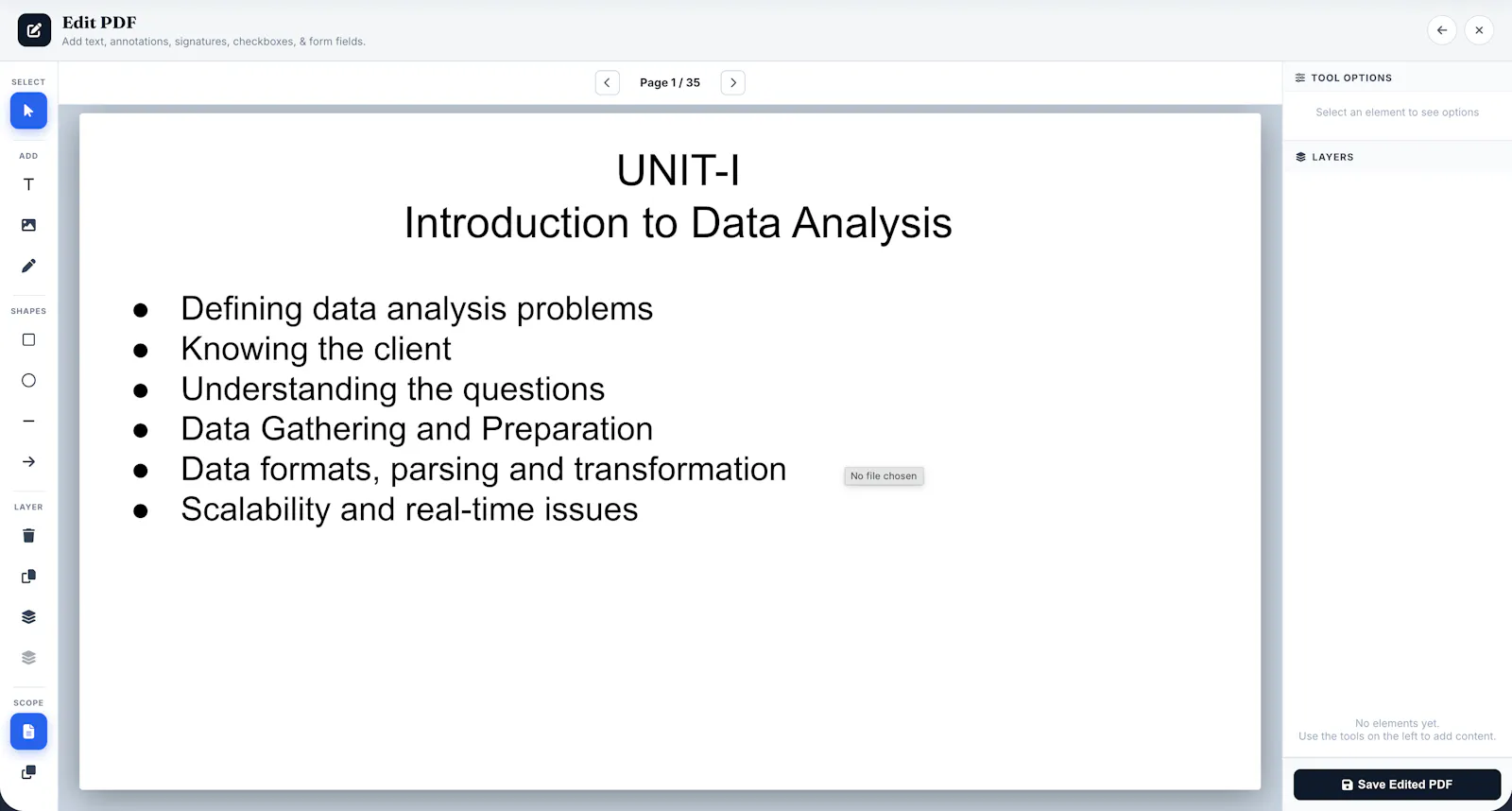 PDF Metrix screenshot 1