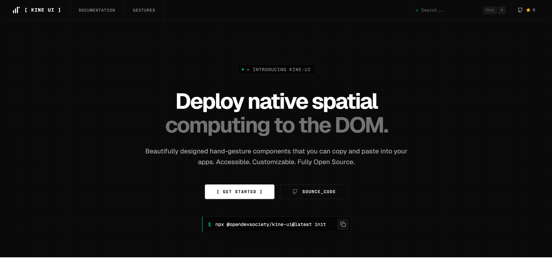 Kine UI gallery image