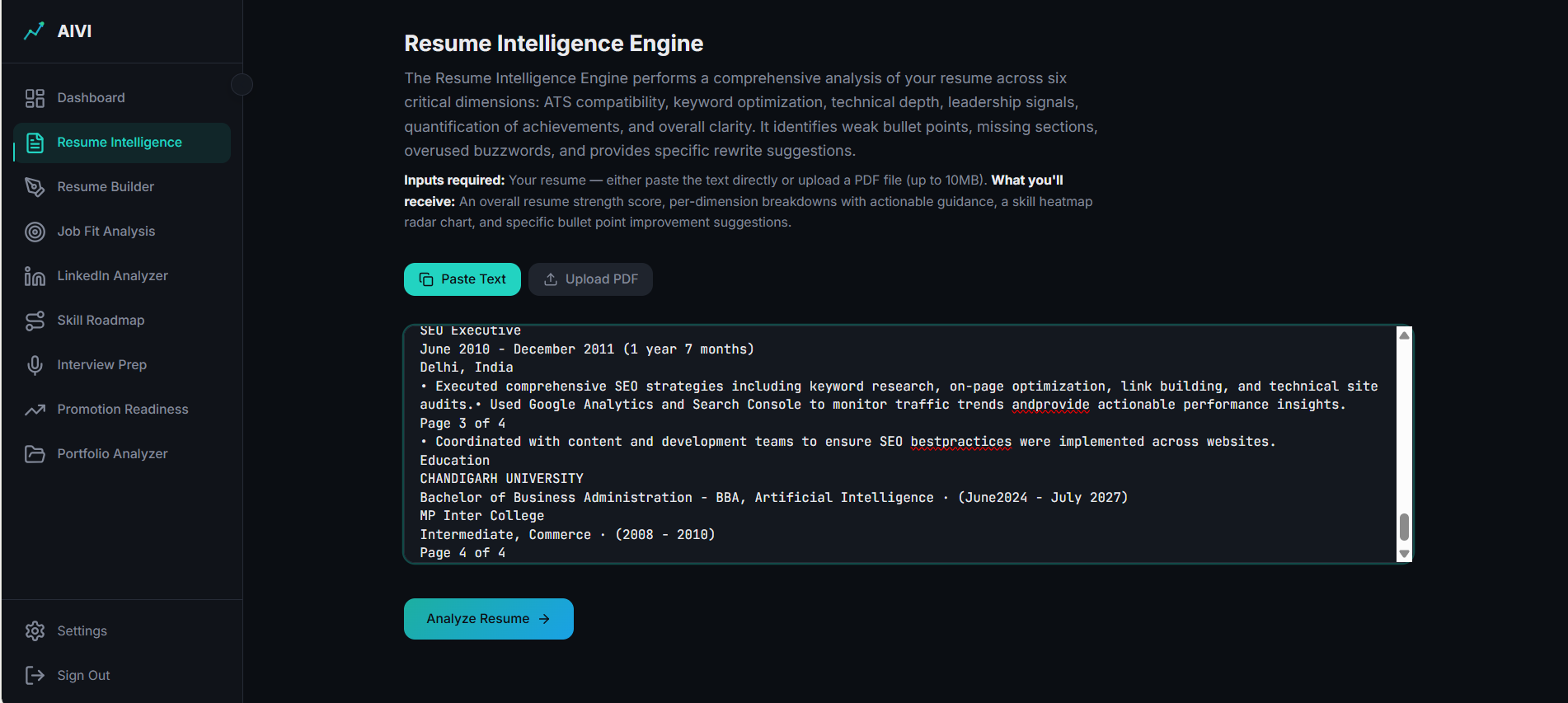 AIVI Career Intelligence gallery image