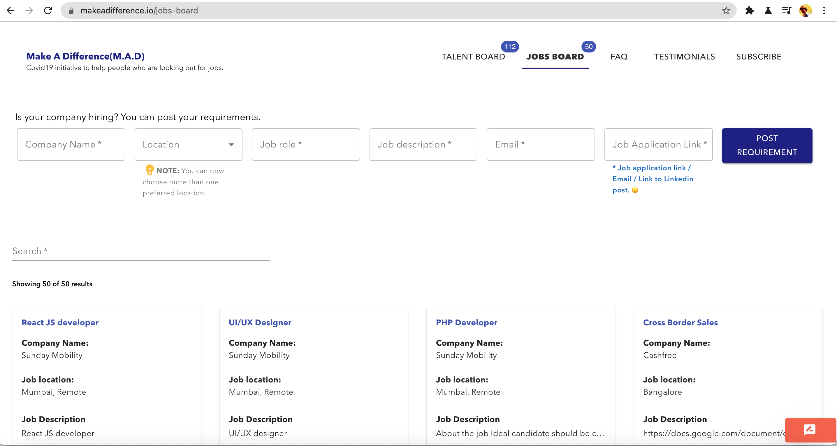 makeadifference.io gallery image