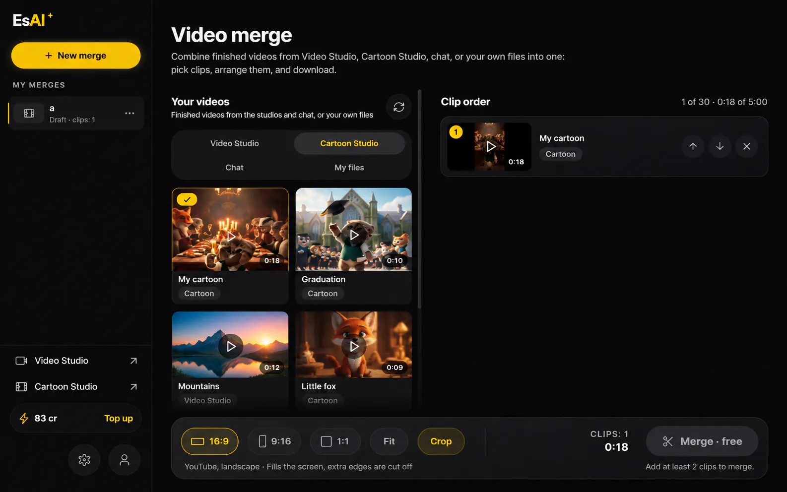 EsAI Video Stitching gallery image