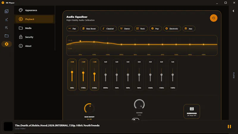 RB Player windows screenshot 4