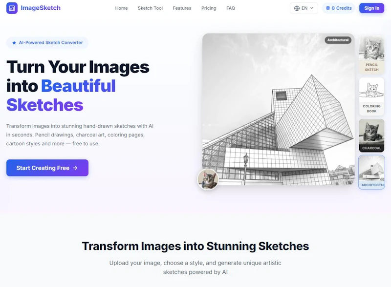 ImageSketch screenshot 1