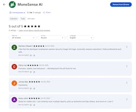 MoneSense AI gallery image
