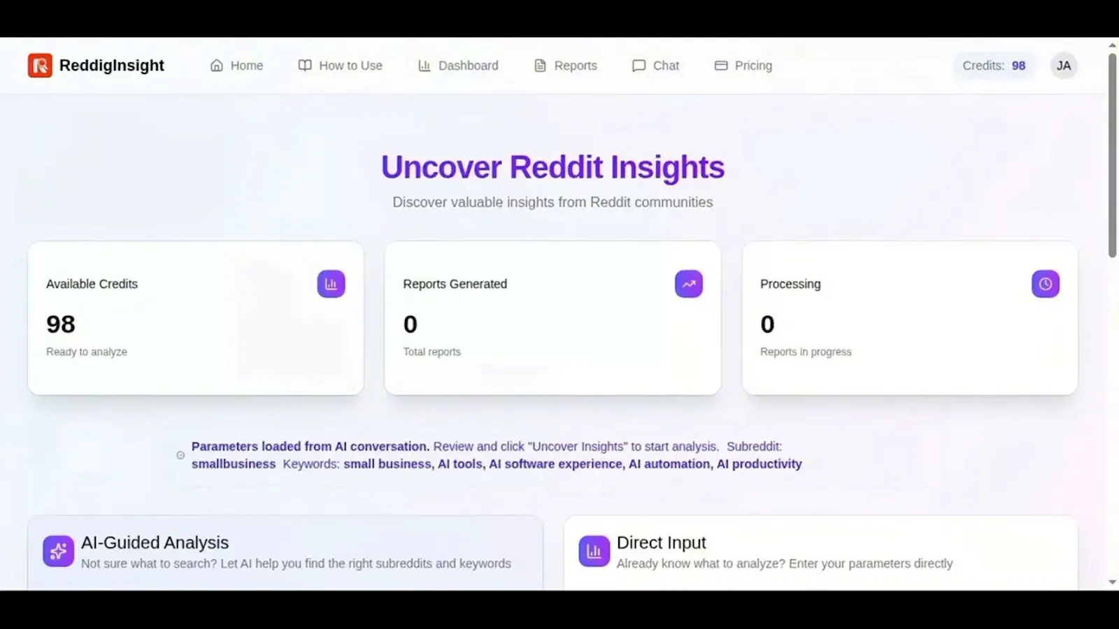 ReddigInsight screenshot 1 (video preview)