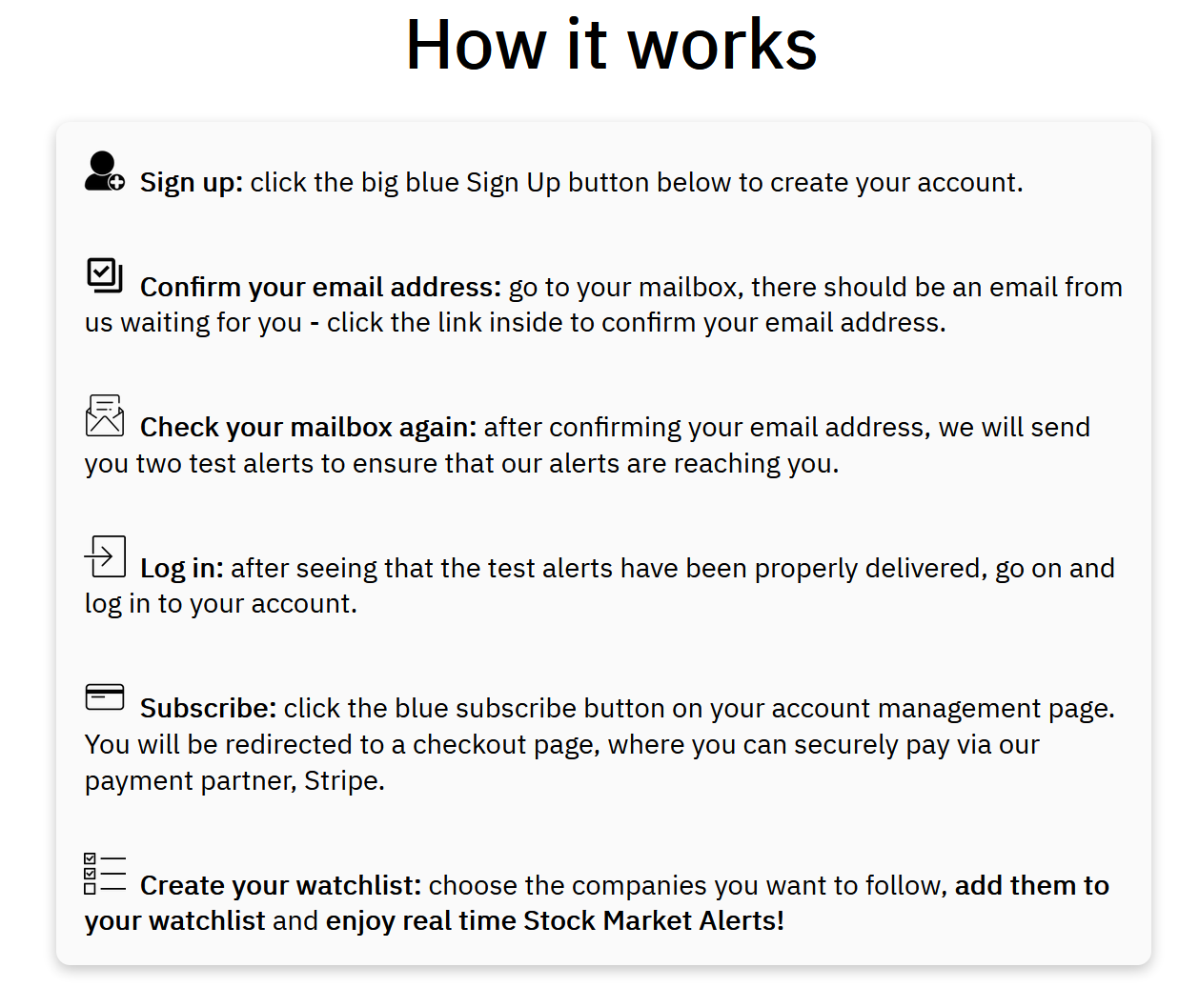 Stock Market Alerts gallery image