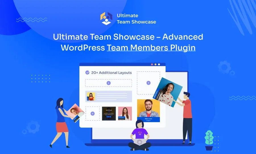 Ultimate Team Showcase WordPress -plug -in - Geavanceerde WordPress -teamleden plug -in media 1