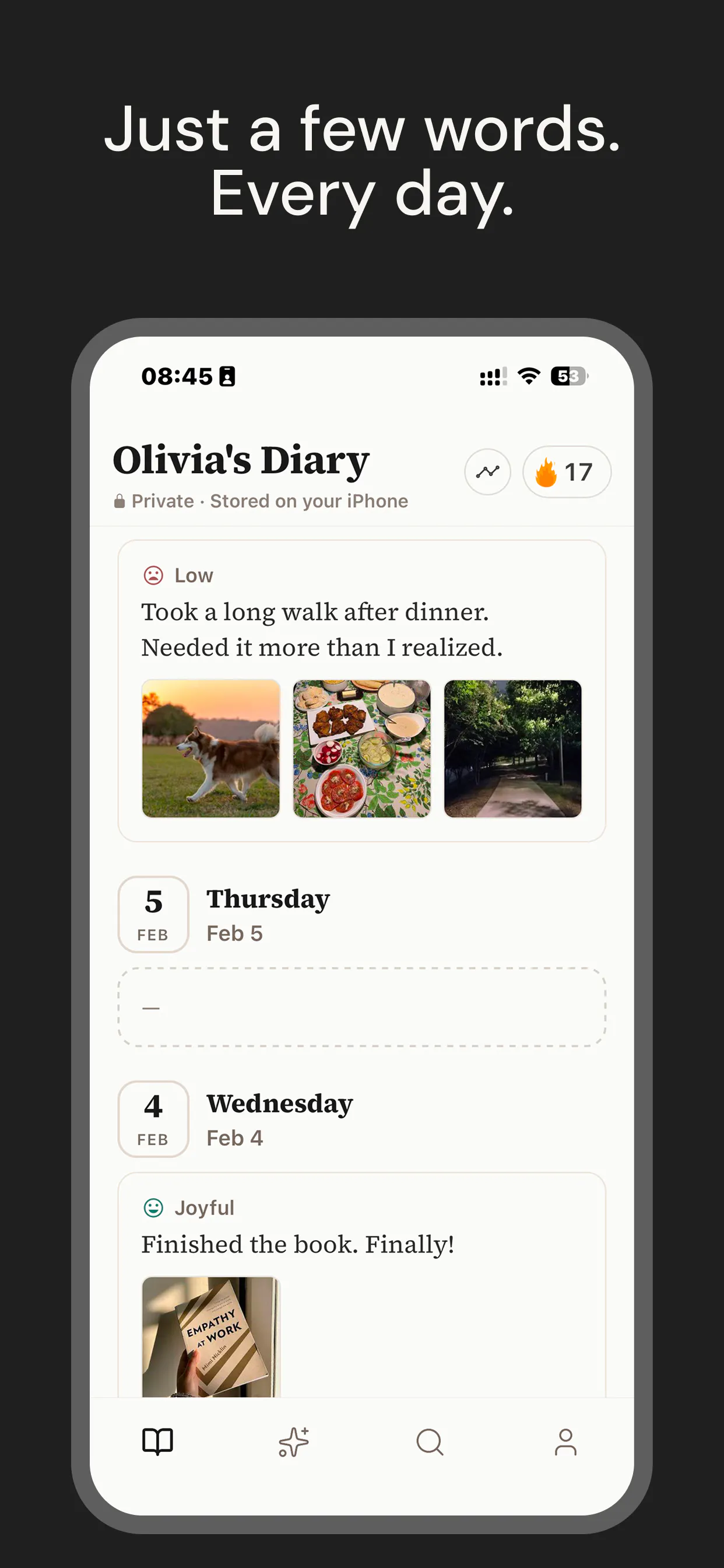 One Line Diary gallery image