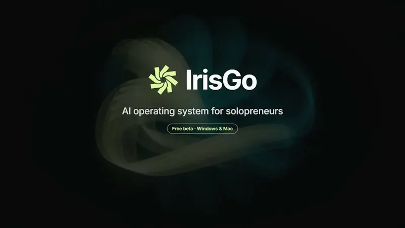 IrisGo for Solopreneurs - AI workflow automation: show it once, let it ...