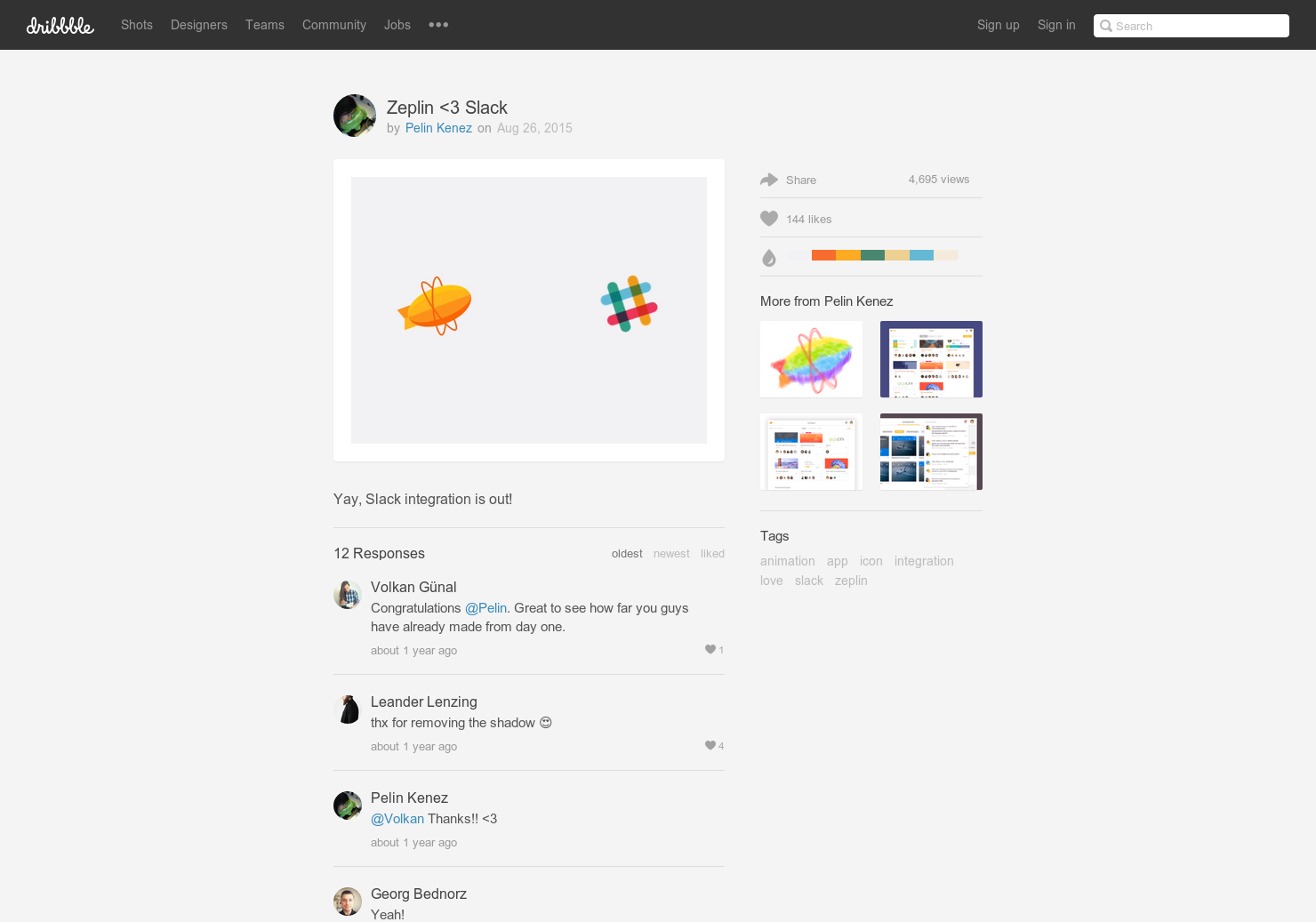 Zeplin-Slack Integration gallery image
