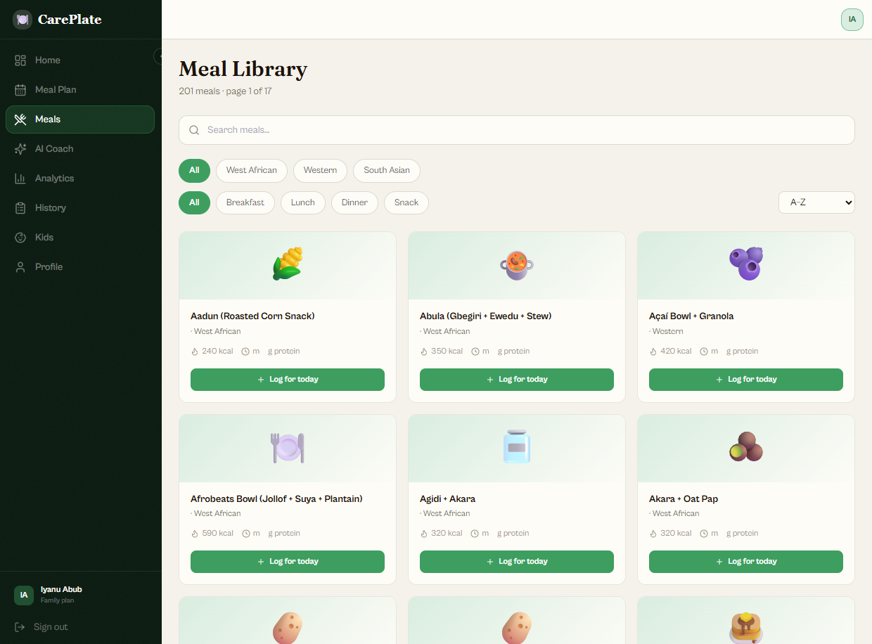 CarePlate — Eat Well. Live Well. media 3