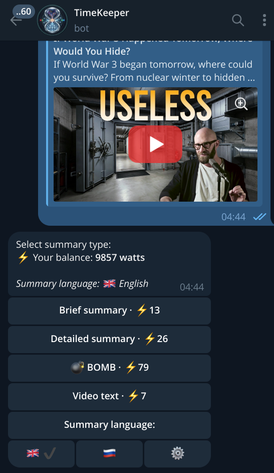 TimeKeeper AI bot gallery image