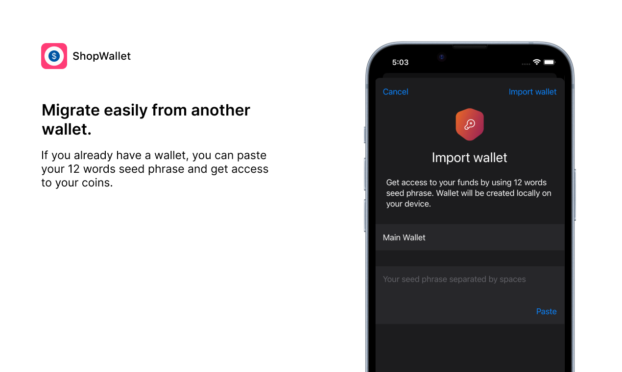 Shopwallet: P2P Crypto Wallet Medien 4