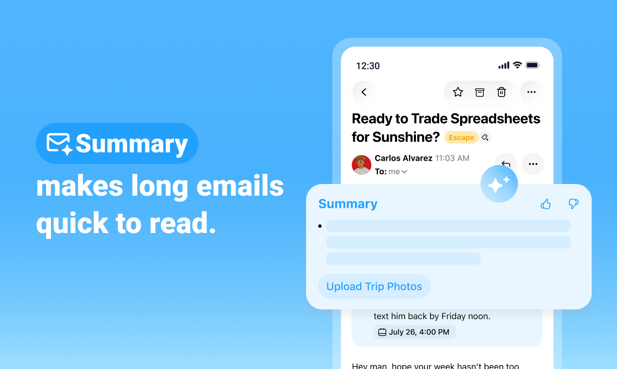 FiloMail for Android - Screenshot 5 showing product features and functionality