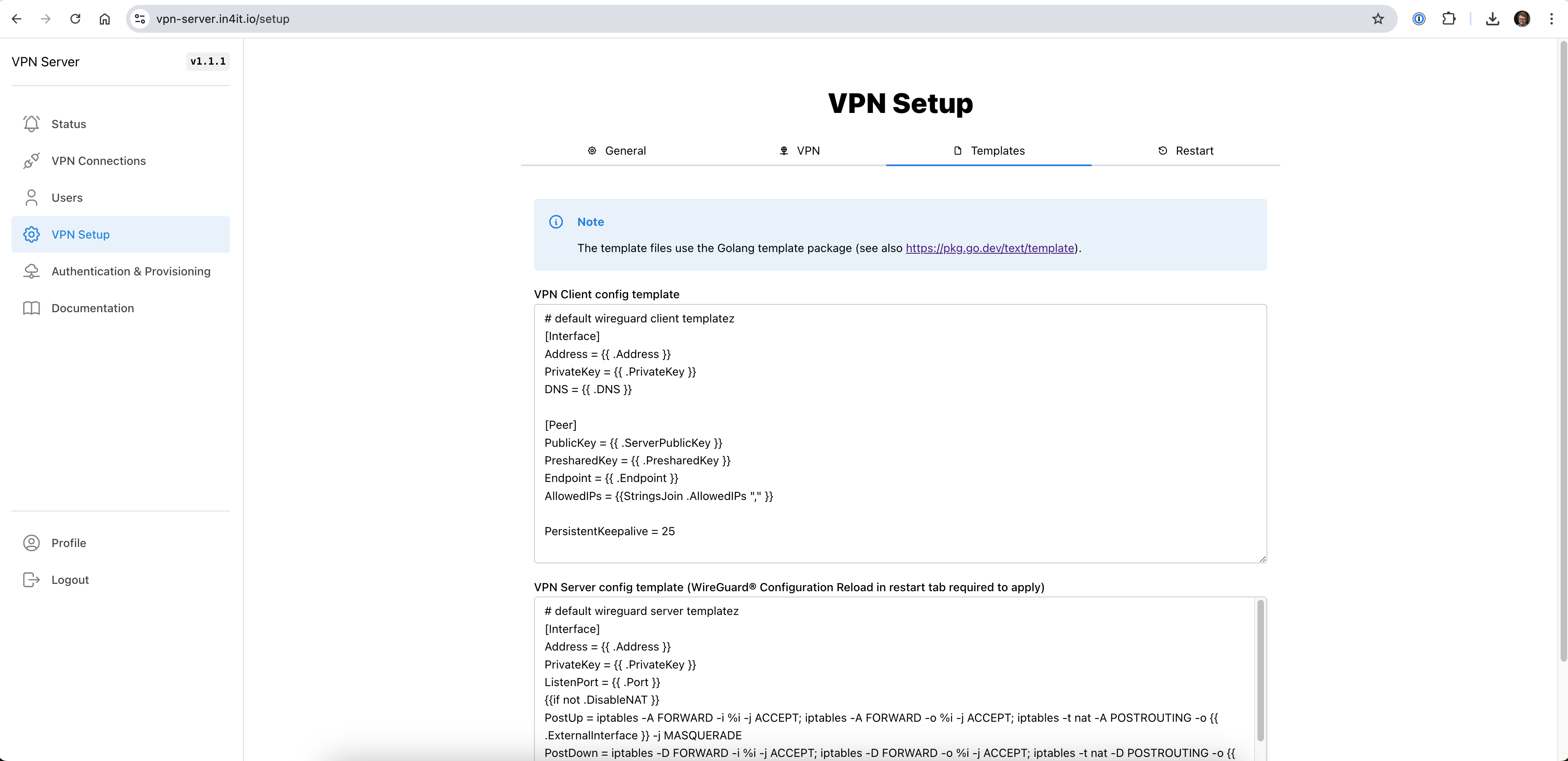 Server VPN media 10
