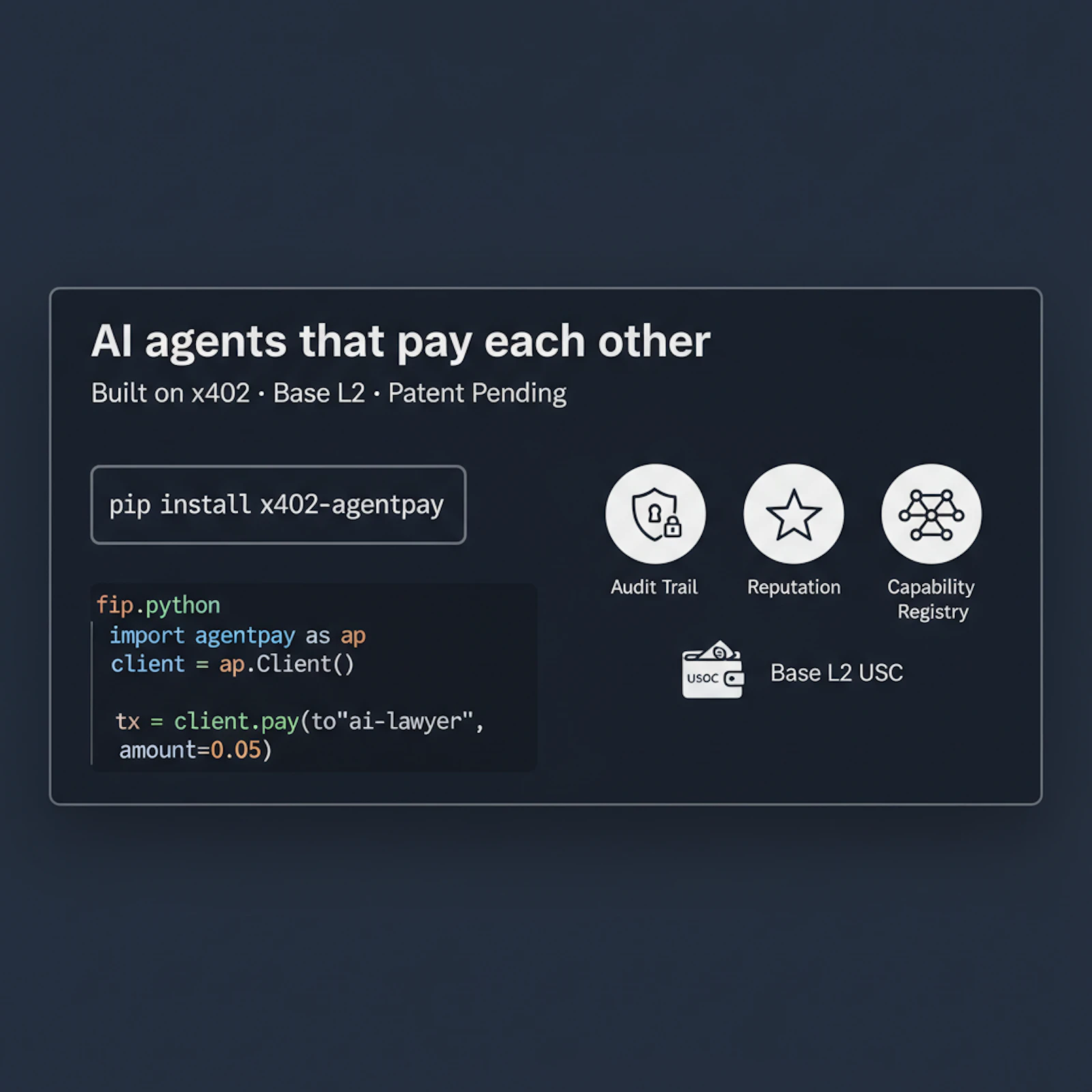 X402AgentPay screenshot 1