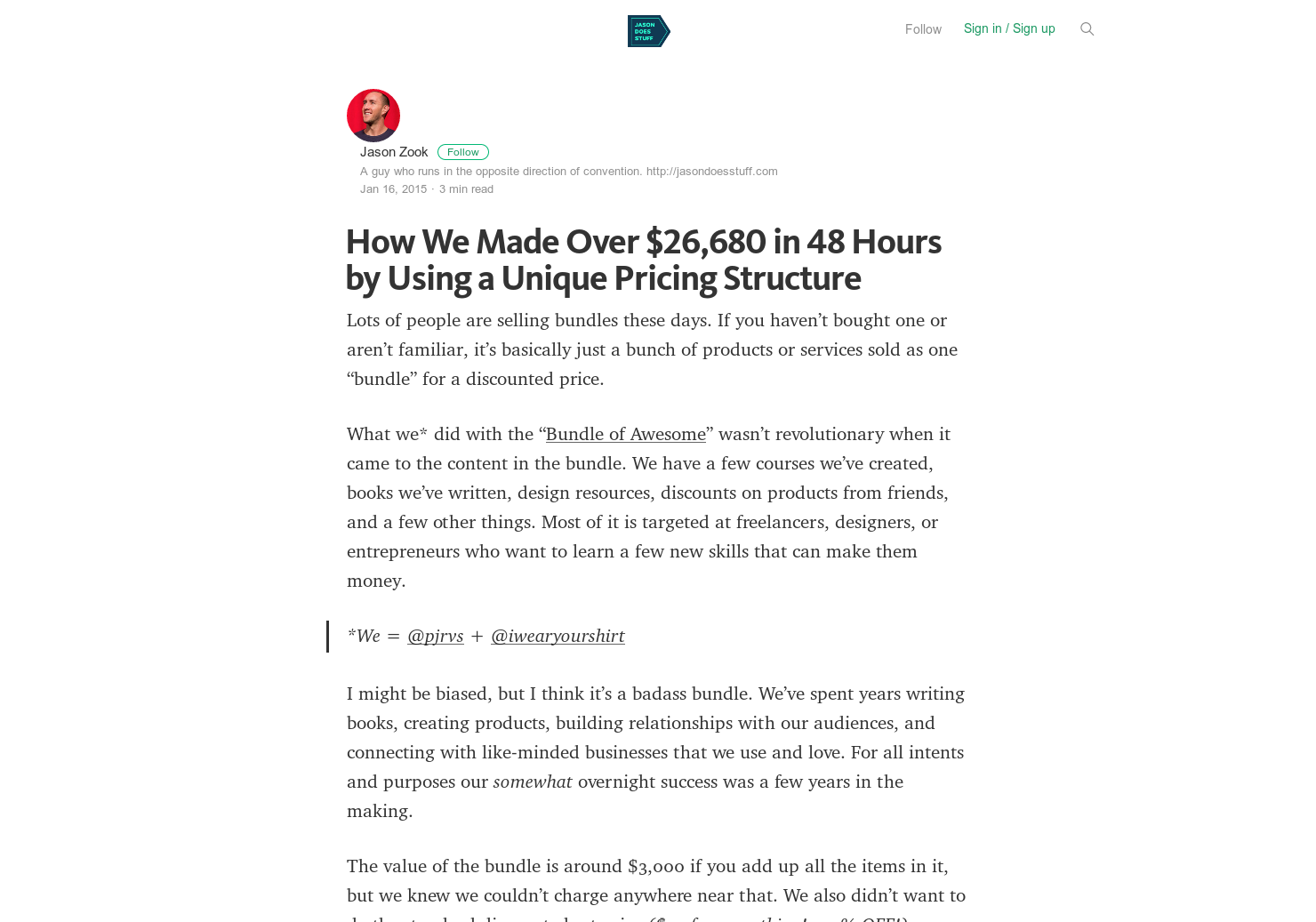 The Bundle of Awesome