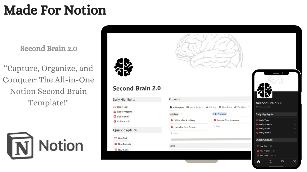 Notion Second Brain ... logo