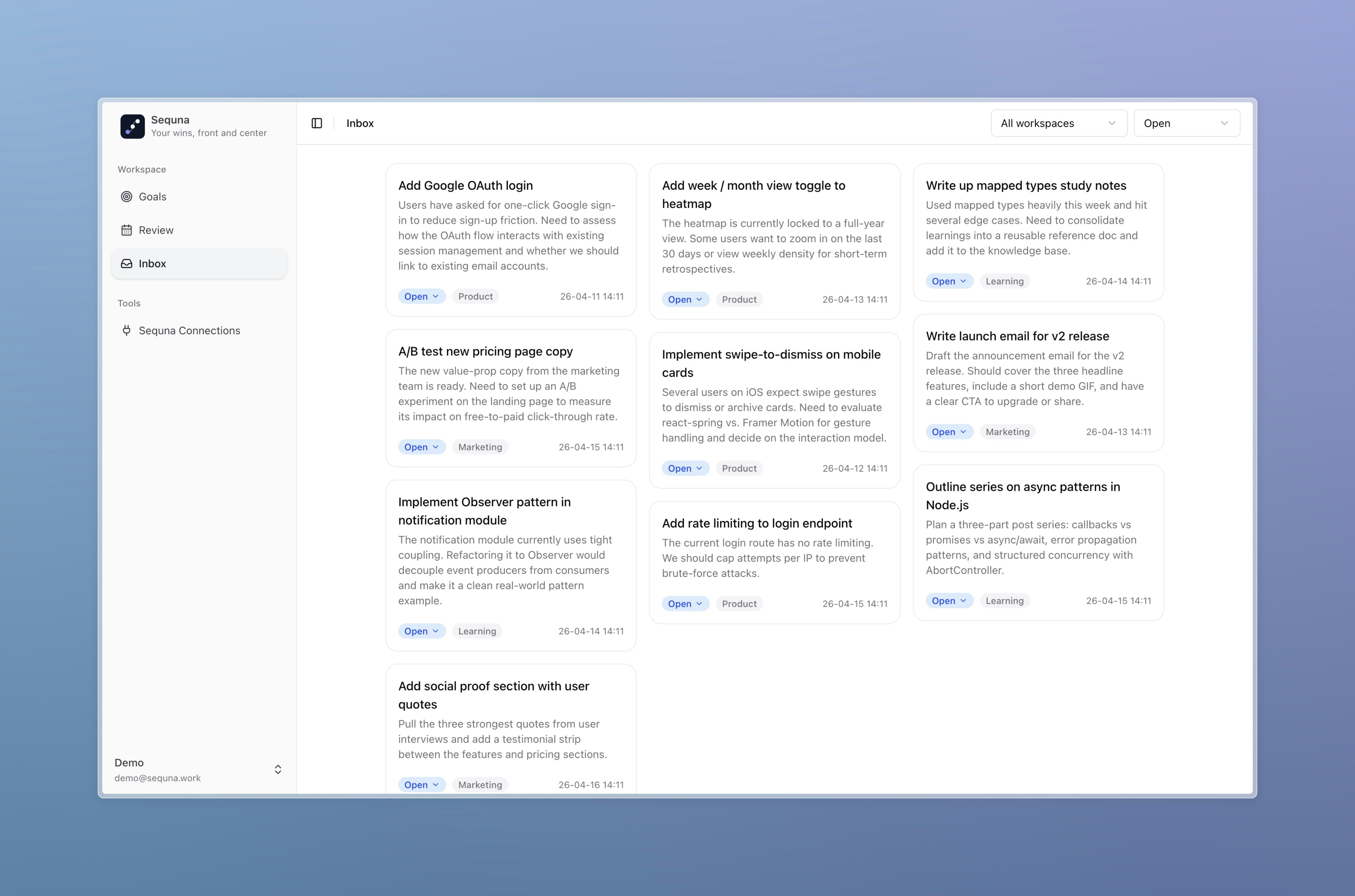 Sequna gallery image