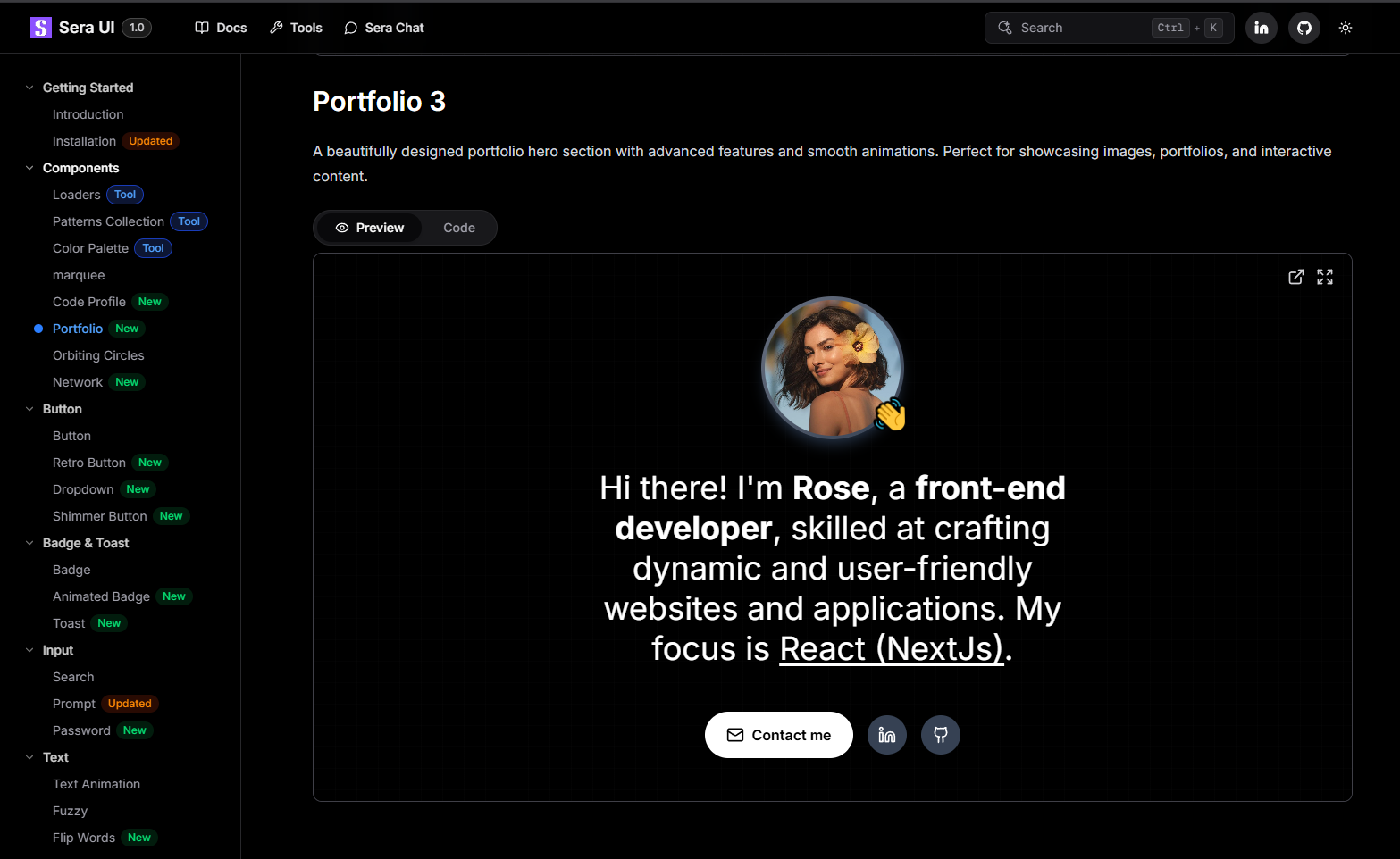 Sera UI - Biblioteca moderna de componentes React media 4
