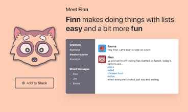 Finn Slack Bot gallery image