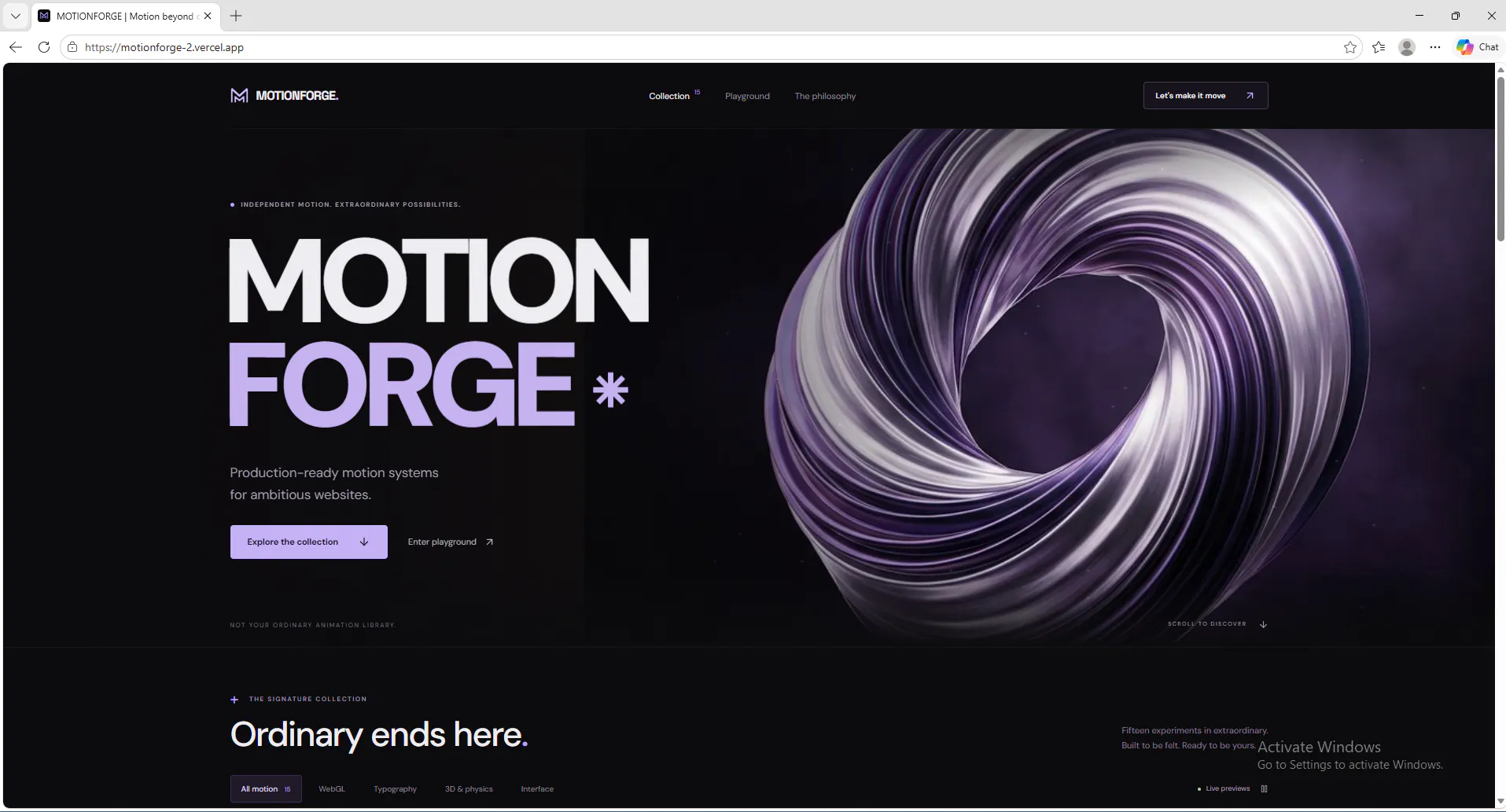 15 Interactive Web Animations gallery image