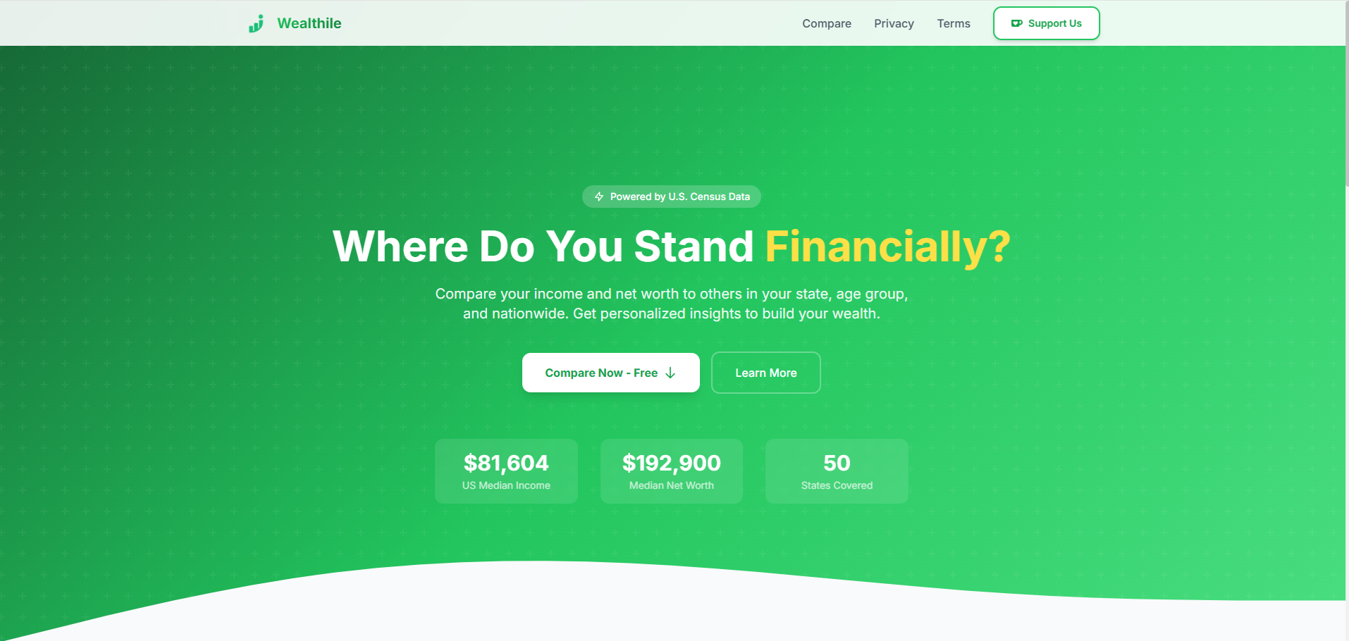 Wealthile - Main product screenshot demonstrating key features and user interface