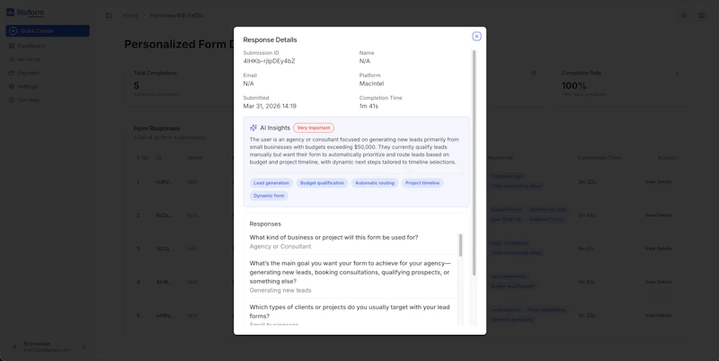 Rioform screenshot 5