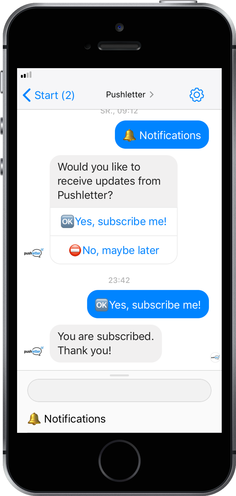 Pushletter gallery image