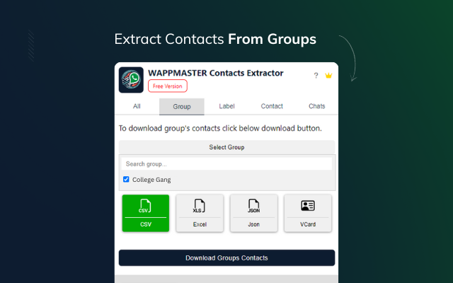 Wappmaster Contact Extractor media 5