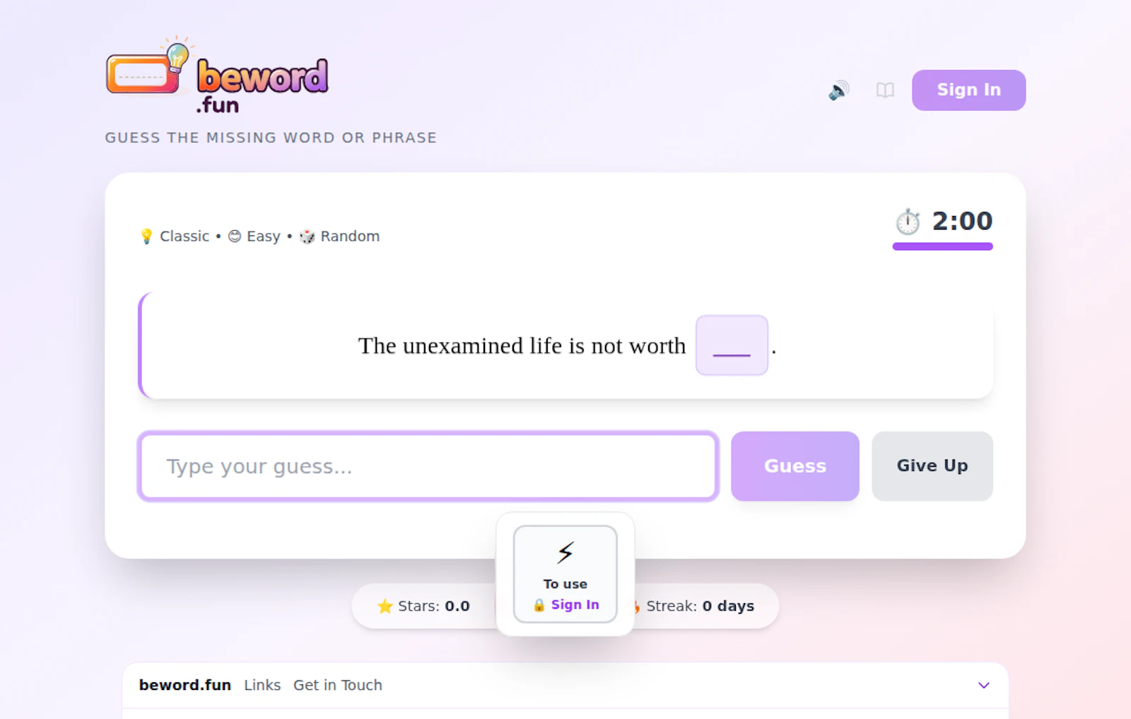 beword.fun screenshot 3