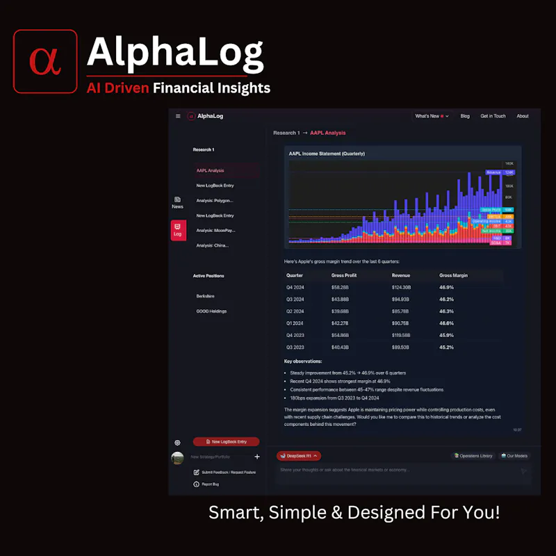 AlphaLog screenshot 2