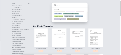 Certificate Format gallery image
