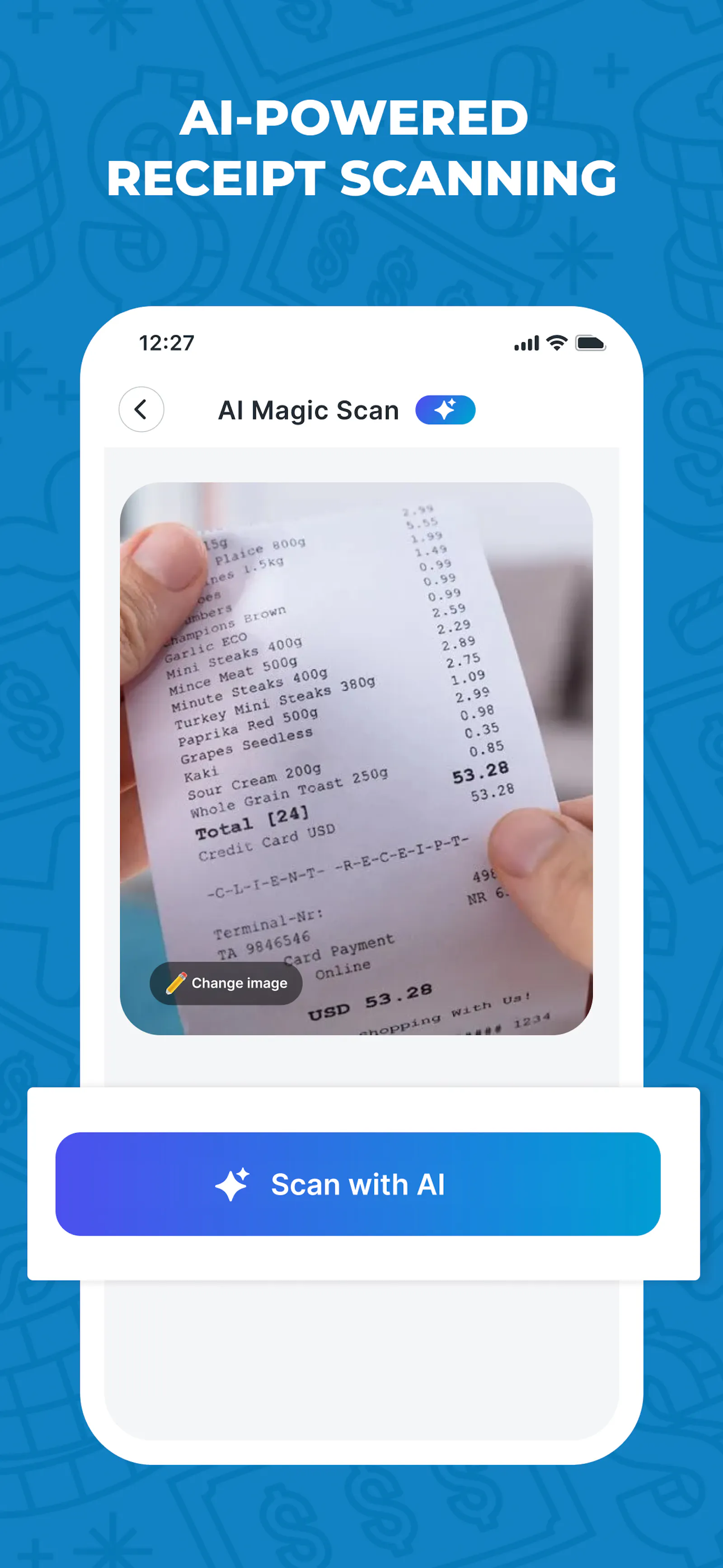 AI Expense Notebook screenshot 2