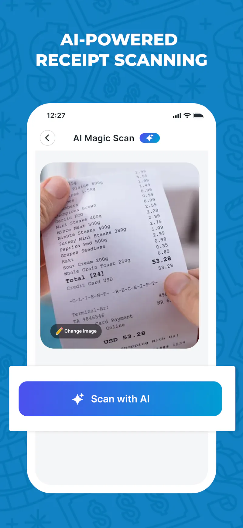 AI Expense Notebook screenshot 2
