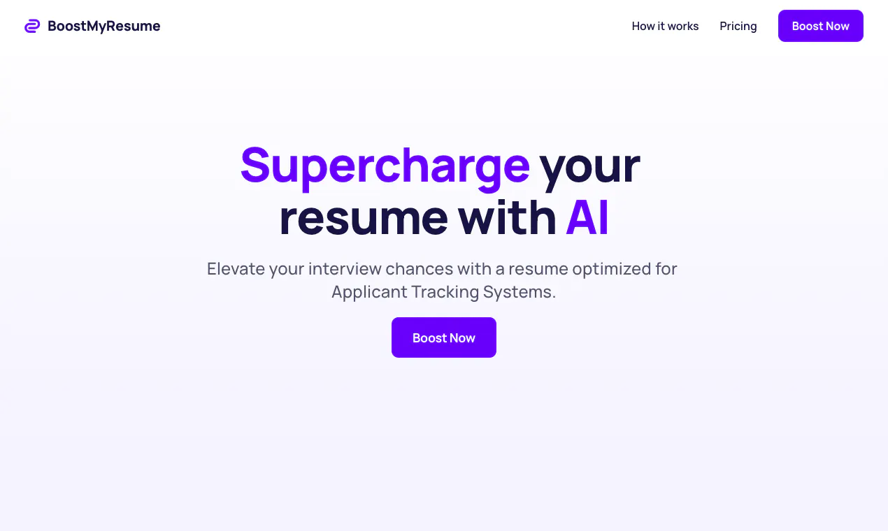 Boost My Resume gallery image