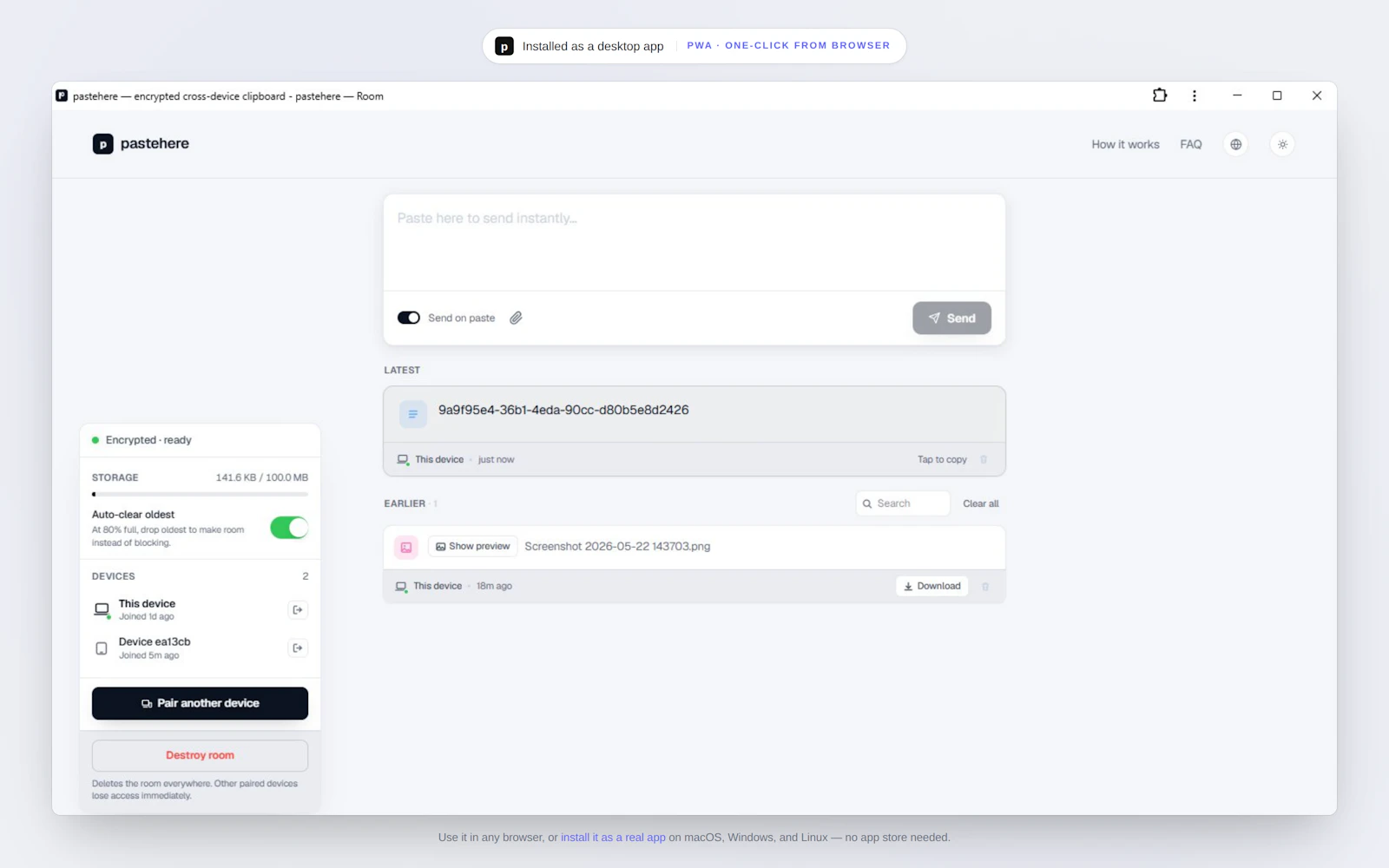 pastehere screenshot 2