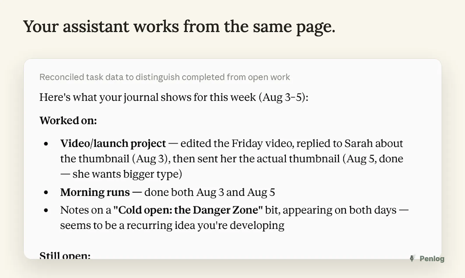 Penlog screenshot 5