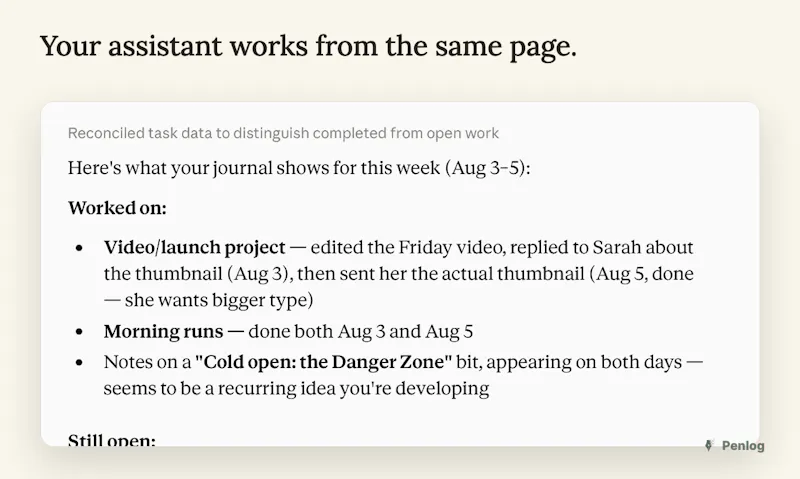 Penlog screenshot 5