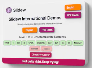 Slidew: Gamified Learning in Action gallery image