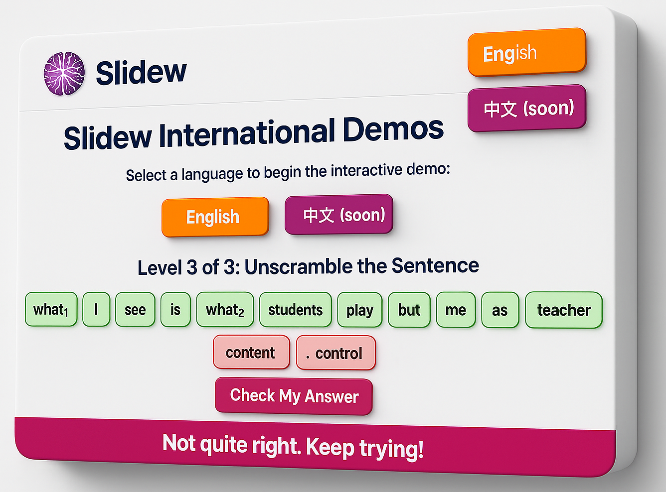 Slidew：実行中の学習をゲーミングします - Slidew：スマートな教室の教師向けのスマートツールメディア5