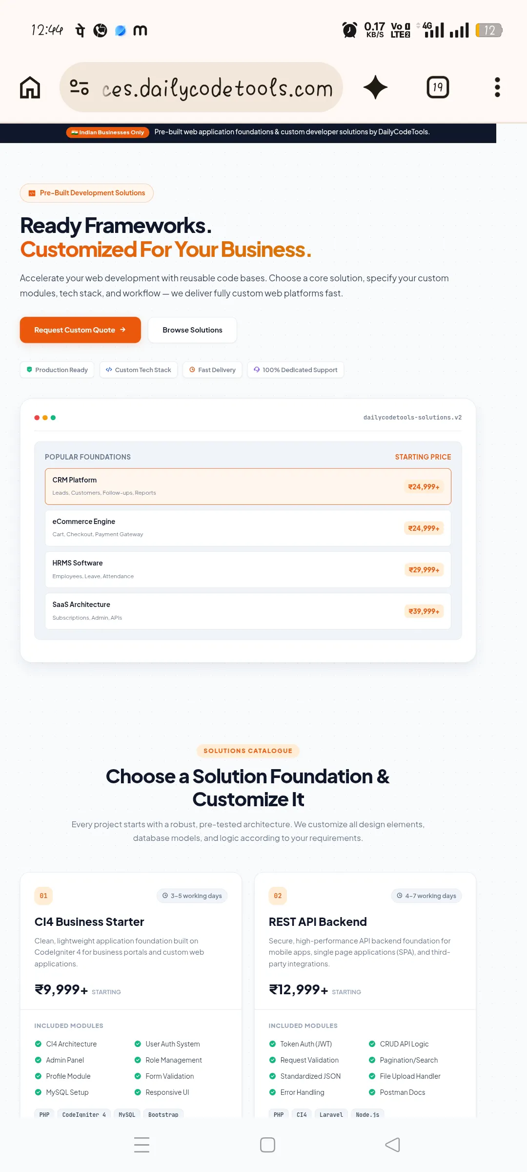 DailyCodeTools Pre-Built Solutions gallery image